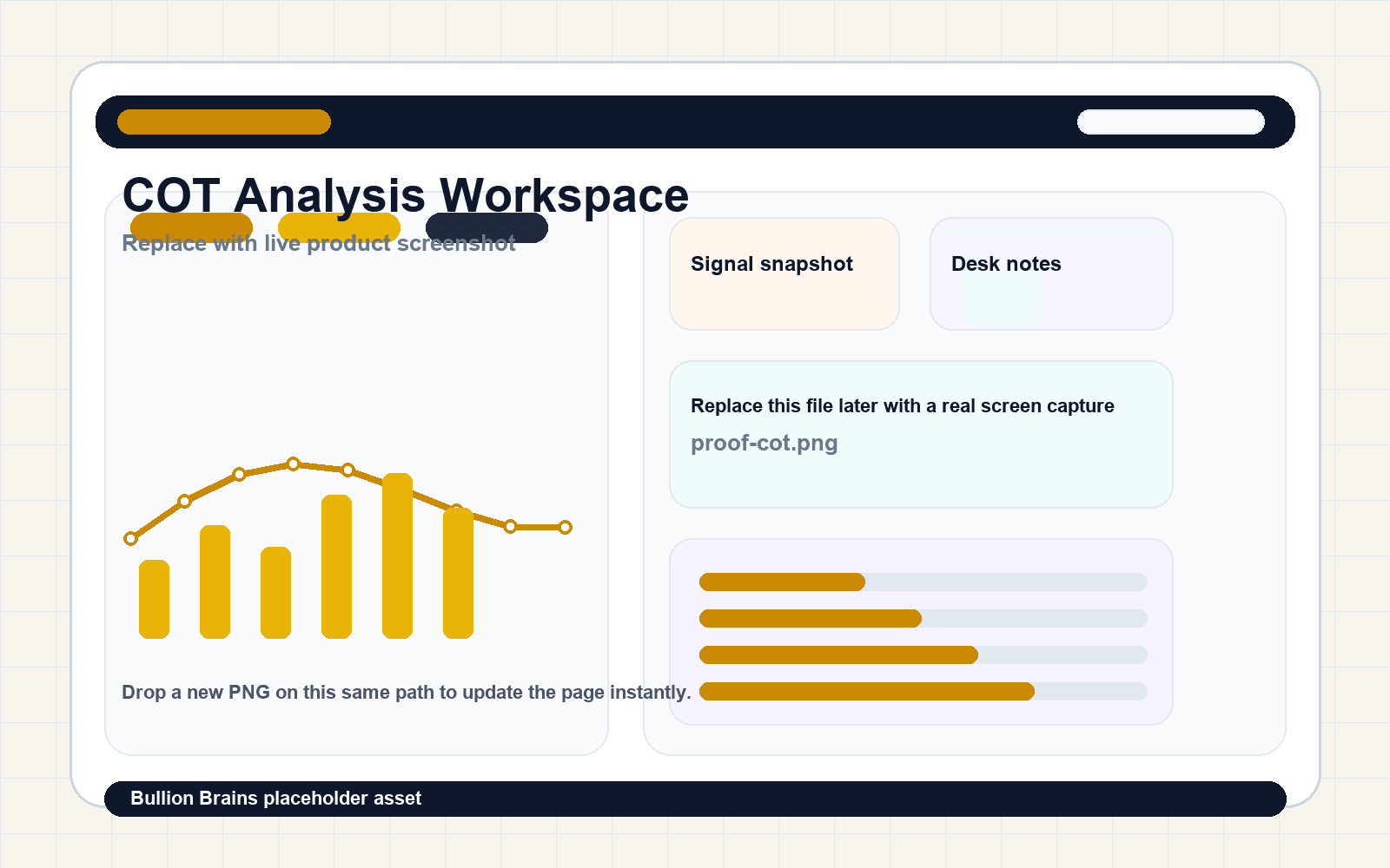 COT analysis placeholder screenshot
